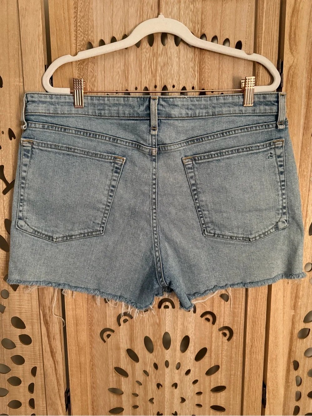 rag & bone Dre Low-Rise Denim Shorts | Size 32